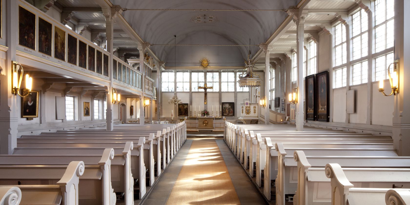 Das Kirchenschiff von St. Johannis zu Eppendorf, © Kirche Hamburg